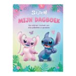 Voorkant van Disney Stitch dagboek met Stitch en Angel op kleurrijke achtergrond Disney Stitch - Mijn Dagboek