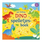 Voorkant van Het Leukste Dino Spelletjesboek voor kinderen van 5 tot 7 jaar Het Leukste Dino Spelletjesboek