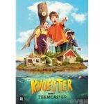 DVD cover van jeugdfilm Knoester En Het Zeemonster met kinderen op eiland