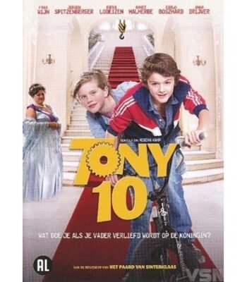 DVD cover van jeugdfilm Tony 10 geregiseerd door Mischa Kamp