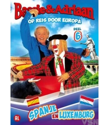 DVD cover Bassie & Adriaan Op Reis Door Europa 6 Spanje en Luxemburg