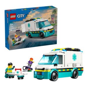 Complete LEGO City 60451 Ambulance met doos, ambulance en speelfiguren