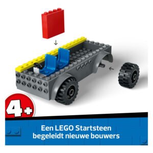 LEGO City Startsteen chassis voor jonge bouwers met zitjes en wielen