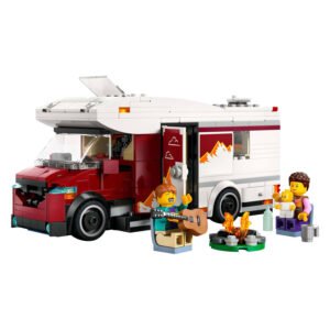 LEGO City camper met kampvuur, gitaar en gezin met baby