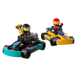 LEGO City racewagens zonder verpakking op witte achtergrond