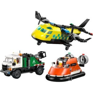 Productfoto LEGO City 60505 set met drie voertuigen op witte achtergrond
