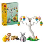 LEGO Classic 40808 Eieren Zoeken met Konijn en Kuiken set met doos, paasboom, kuiken, konijn en bloemen