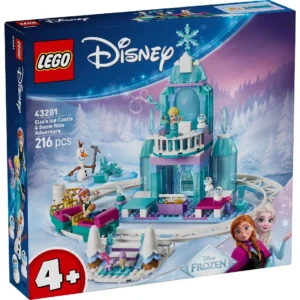 Doos van LEGO 43281 Elsa's Ice Castle & Snow Ride Adventure