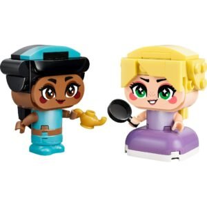 LEGO Disney figuren Jasmine met lamp en Rapunzel met koekenpan