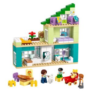 LEGO DUPLO 10470 3-in-1 Modern Woonhuis opgebouwd met DUPLO figuren