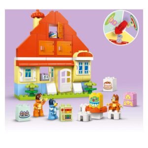 LEGO DUPLO Bluey huis met memoryspel en kleurrijke blokken