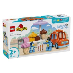 Verpakking voorzijde van LEGO DUPLO Bluey Ice Cream Trip set