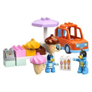 LEGO DUPLO Bluey speelgoedset met ijswinkel en auto