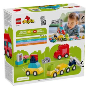 Achterkant verpakking LEGO DUPLO Creatieve Voertuigen 10474