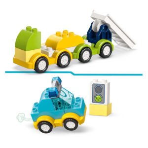 LEGO DUPLO ladderwagen en auto uit Creatieve Voertuigen bouwset