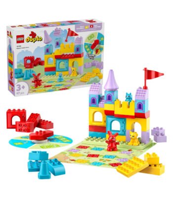 LEGO DUPLO 10450 Hopsy's Kasteelspel bouwset met speelmat en doos