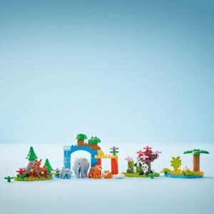 LEGO DUPLO jungle speelset met olifanten, tijgers, panda’s en kleurrijke bouwstenen