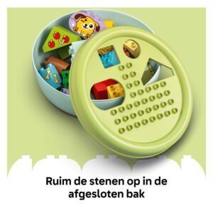 LEGO DUPLO opbergdoos met vormpjes en deksel voor peuters