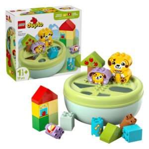 LEGO DUPLO 10441 vormenstoof puppyhuis met doos, blokken en schattige puppyfiguren