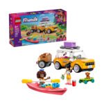 LEGO Friends 42659 Samen op Roadtrip set met auto, trailer, kajak en minipoppetjes