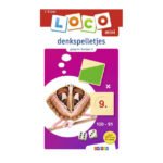 Voorkant van Loco mini denkspeletjes groep 4 met rekensommen tot 100, geschikt voor 7-8 jaar. Oefenboekje Loco Mini Denkspelletjes