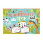 Voorkant van Mijn Activiteitenboek XXL Dieren met vrolijke dierenillustraties en creatieve opdrachten