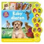 Interactief baby dierenboek met schattige jonge dieren en geluiden Geluidenboek Babydieren