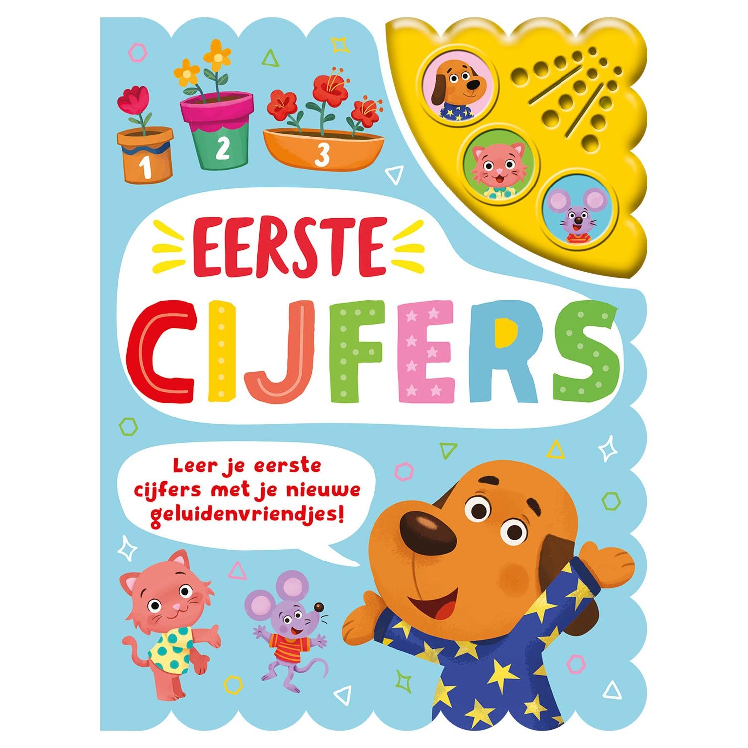 rebo-publishers-educatief-kinderboek-eerste-cijfers-met-geluiden Educatief kinderboek "Eerste Cijfers" met kleurrijke illustraties en geluidenknoppen Geluidenboek Eerste Cijfers