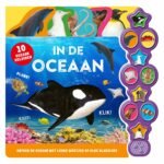 Kinderboek In de Oceaan met dieren en geluidenknoppen, inclusief orka, dolfijn en schildpad Geluidenboek In de Oceaan