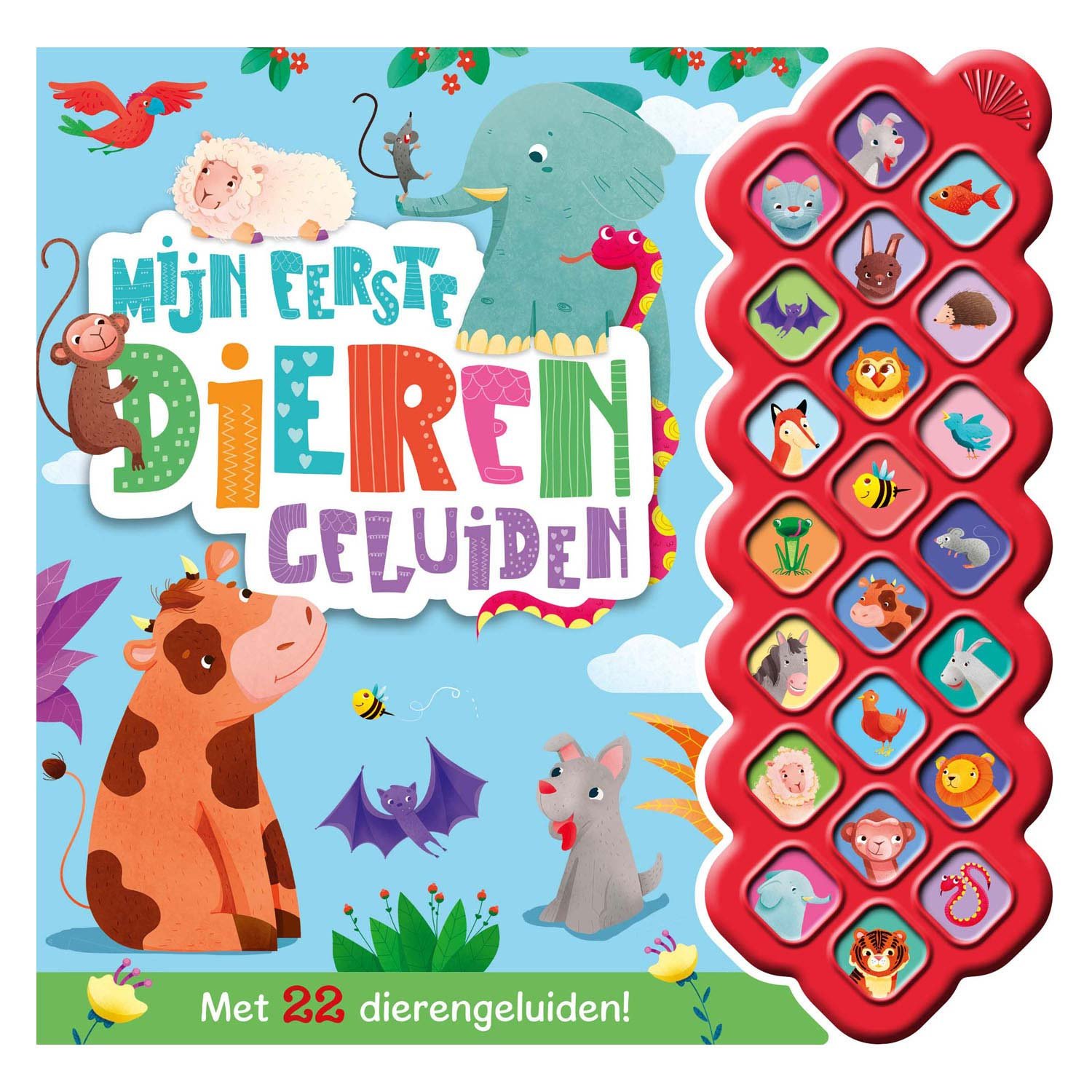 rebo-publishers-mijn-eerste-dierengeluiden-boek-met-geluiden-kleurrijk Interactief kinderboek "Mijn Eerste Dierengeluiden" met kleurrijke dierenillustraties en geluidsknoppen Geluidenboek Mijn Eerste Dierengeluiden