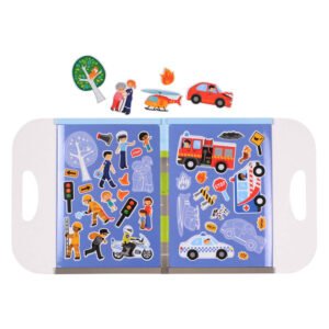 Tiger Tribe Magna Carry stickerboek met losse en geplaatste stickers