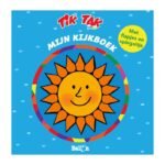 Voorkant van Tik Tak junior kijkboek met lachende zon en kleurrijke rand Tik Tak - Mijn kijkboek