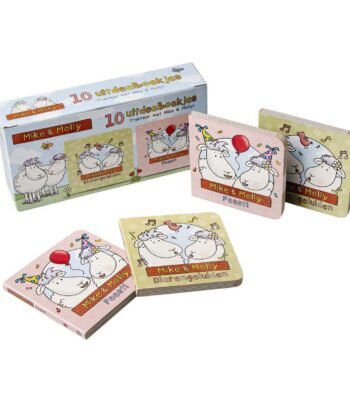 Set Mike & Molly uitdeelboekjes over feest en dierengeluiden voor kinderen Mike & Molly Uitdeelboekjes 10st.