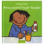 Voorkant kinderboek Anna poetst haar tanden van Kathleen Amant