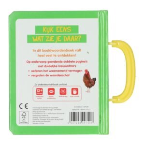 Achterzijde van beeldwoordenboek Kijk eens wat zie je daar?