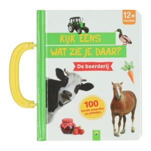 Voorzijde van Beeldwoordenboek - Kijk eens wat zie je daar? De boerderij