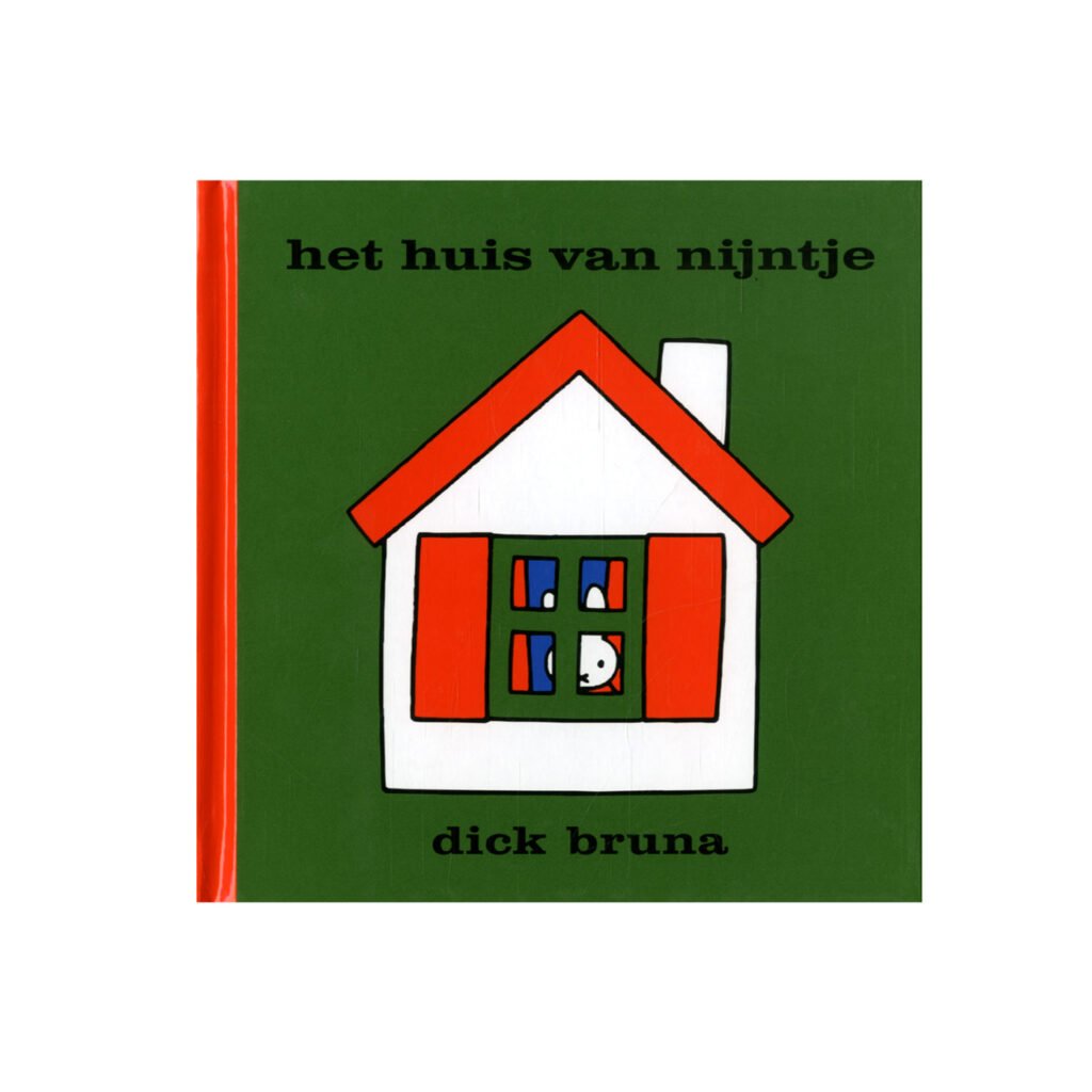 Boekomslag Het huis van nijntje van Dick Bruna met huis illustratie Het Huis Van Nijntje