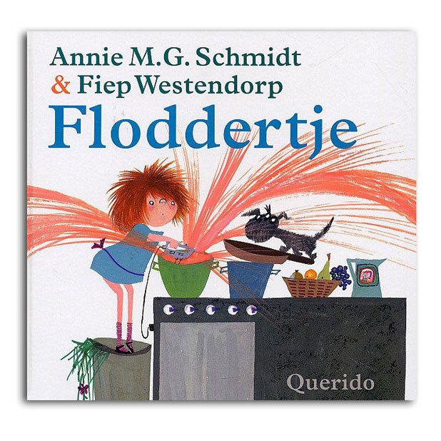 Boekcover Floddertje van Annie M.G. Schmidt met illustratie van Fiep Westendorp Floddertje