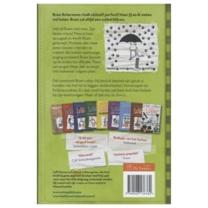 Achterkant van Het Leven van een Loser Gedumpt van Jeff Kinney met boekbeschrijving en barcode