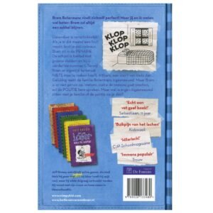 Achterkant boek Het leven van een Loser Geen paniek met recensies en barcode