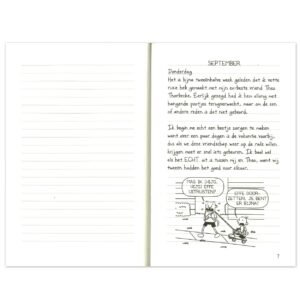 Dagboekpagina september uit Het Leven van een Loser over ruzie met Theo