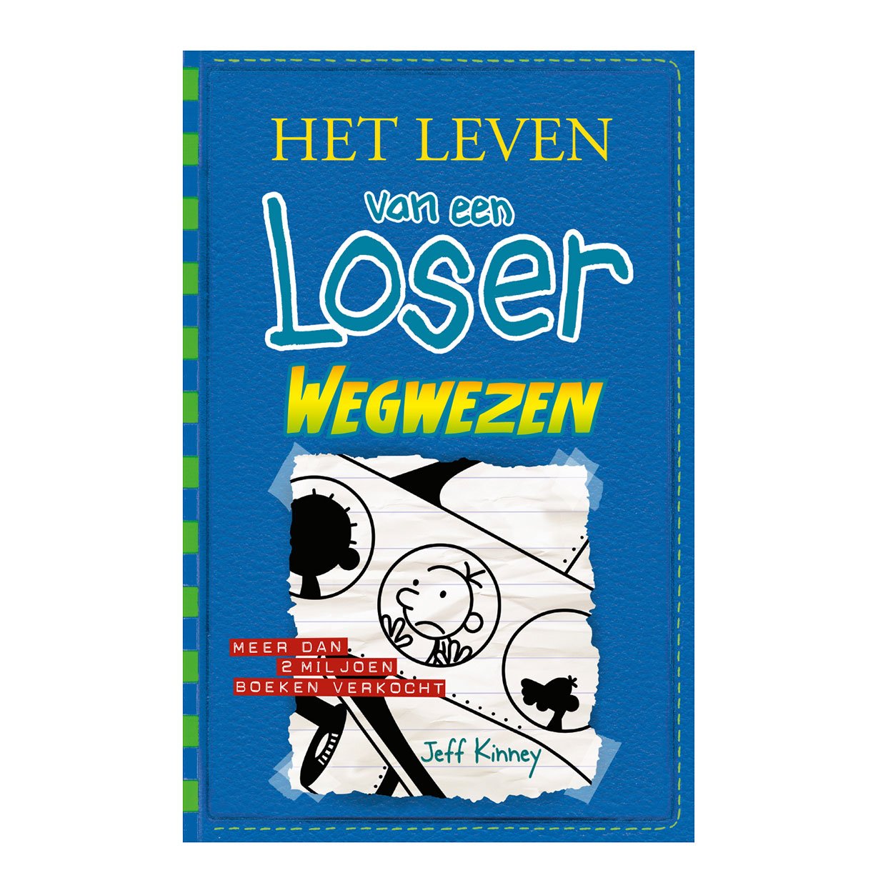 centraal-boekhuis-het-leven-van-een-loser-wegwezen-boekcover Boekcover Het Leven van een Loser - Wegwezen van Jeff Kinney