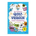 Voorkant van het boek De leukste quizvragen voor kinderen met vrolijke tekenfiguren