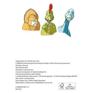 Illustratie van drie jonge dinosaurussen met verschillende emoties