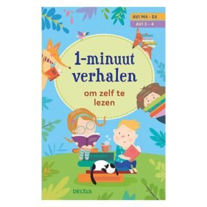 Voorkant van kinderboek '1-minuutverhalen om zelf te lezen' voor AVI-niveau M4 tot E4 1-Minuut verhalen om zelf te lezen (AVI-M4)