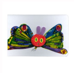 Kleurrijke vlinder uit Rupsje Nooitgenoeg met zachte pluchen details