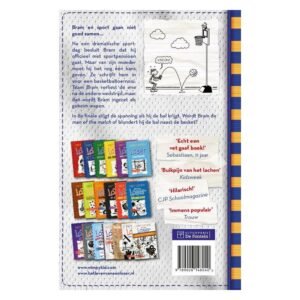 Achterkant van Het Leven van een Loser - Voltreffer met samenvatting en boekenreeks van Jeff Kinney