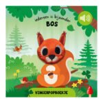 Voorkant van vingerpopboekje Iedereen is bijzonder met eekhoorn en bosdieren Iedereen is Bijzonder - Bos Kartonboek