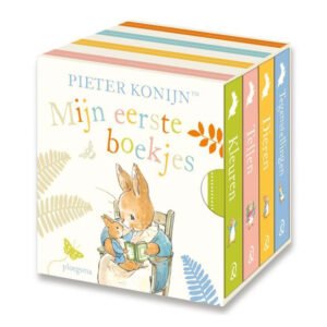 Pieter Konijn uitdeelboekjes - mijn eerste boekjes, 4st. box met dieren, kleuren en tegenstellingen