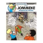 Voorkant boekcover Jommeke - Spoken in het Kasteel (AVI-M4) met spookscène